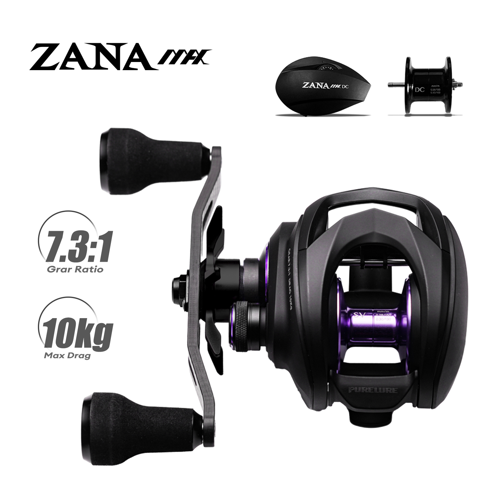 Daiwa Reel Bg - Carrete de Pesca PURELURE ZANA MAX