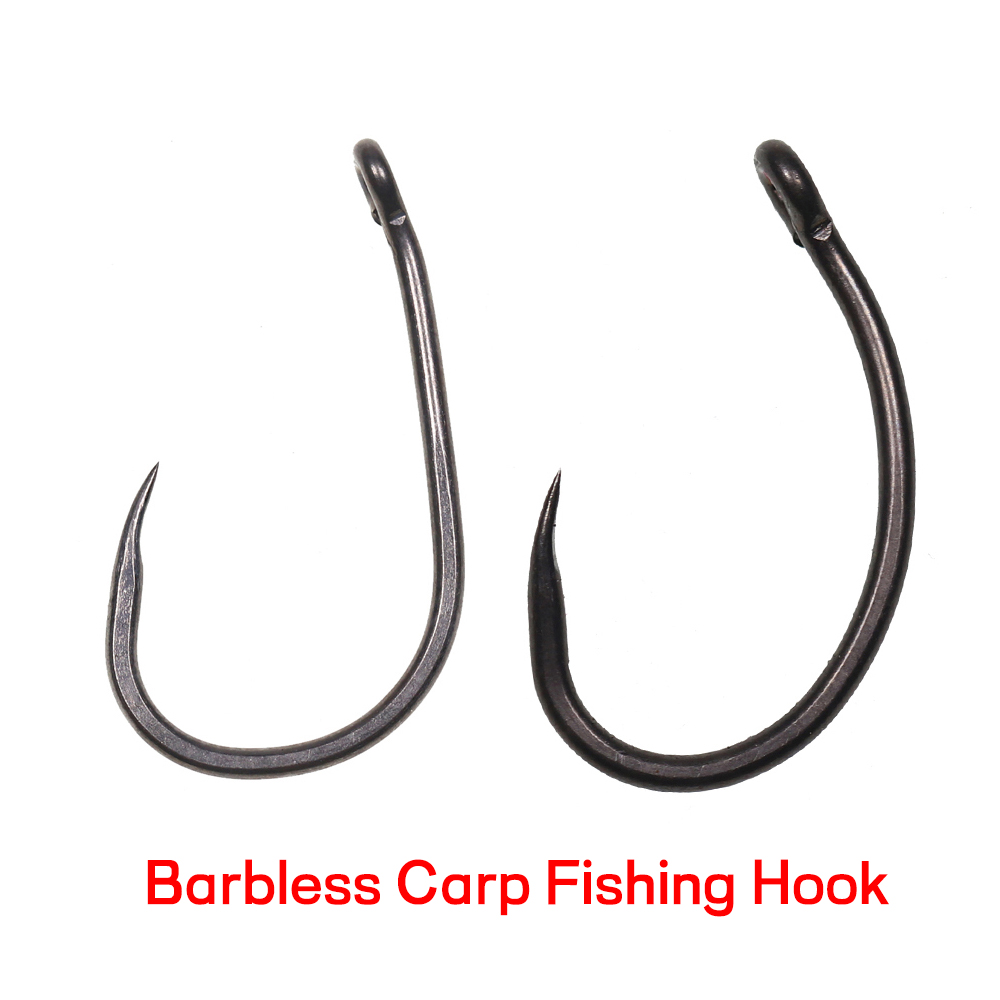 Fishing Hook Barbless - 50 anzuelos de pesca de carpa