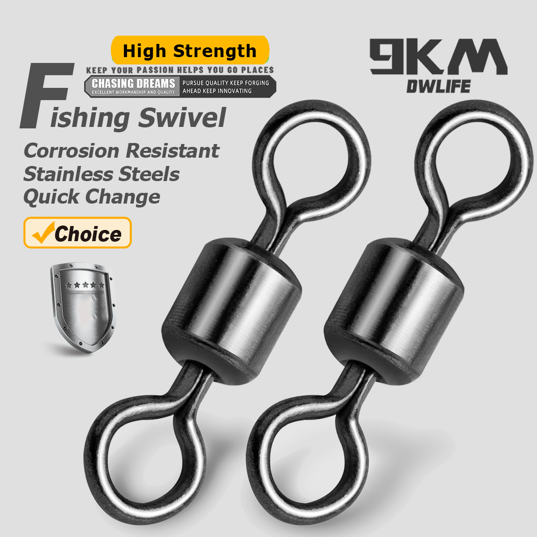 Fishing Hook Barbless - Aparejos giratorios de barril rodante para