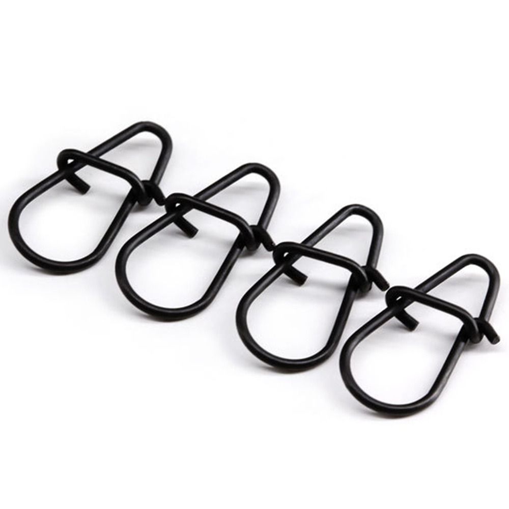 100 unids/lote negro mate Snap - Fishing Hook Box reseña y precio