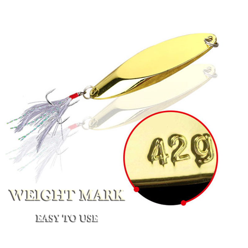 Señuelo de cuchara de Metal de - Fishing Hook Treble reseña y precio