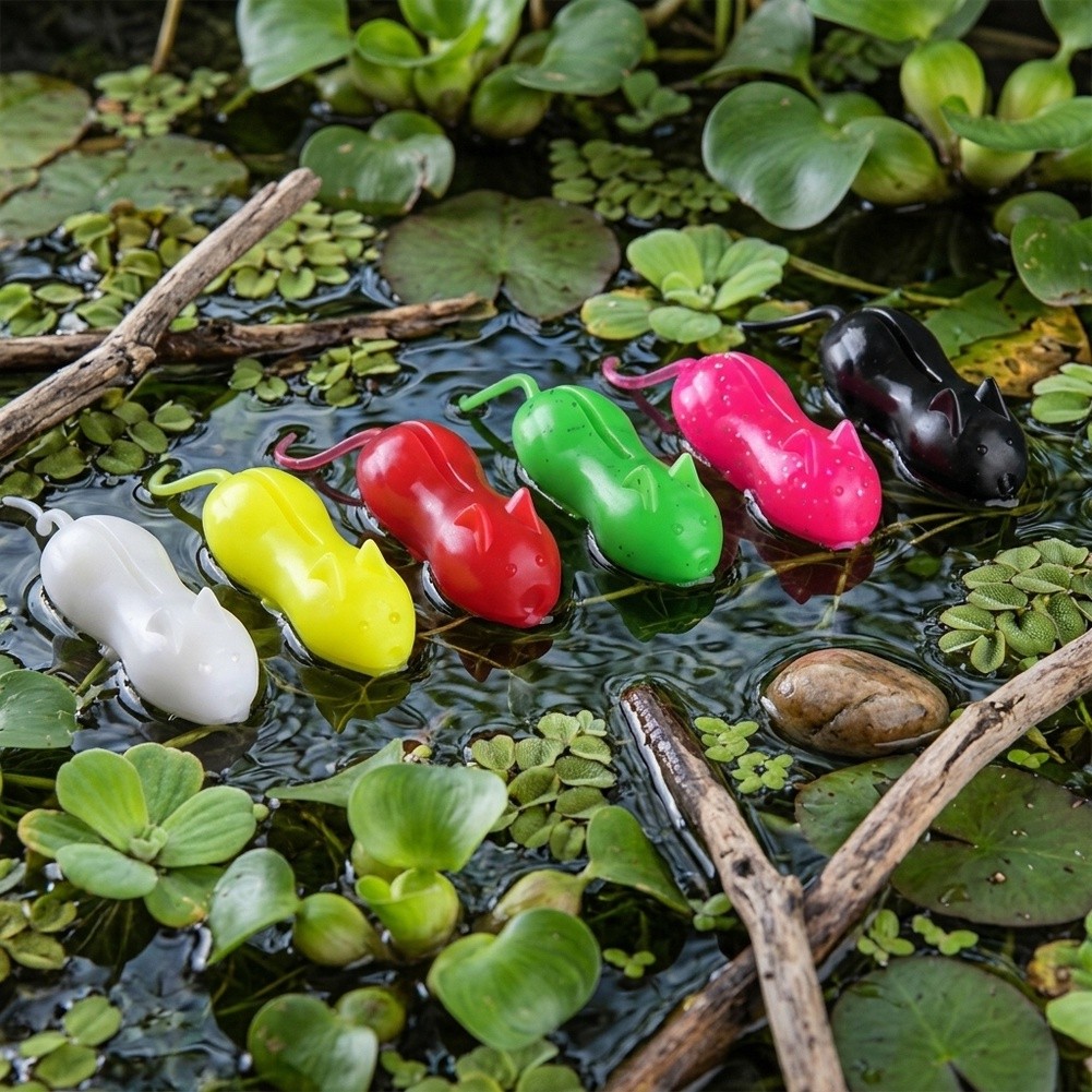 6 señuelos flotantes de rata p - Fishing Hook Weedless reseña y precio