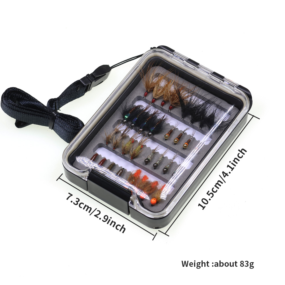 Kit de 32 Moscas Nymph para Pe - Fishing Hook Barbless reseña y precio