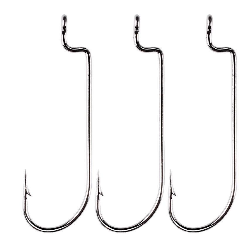 Anzuelos de pesca de acero con - Fishing Hook Offset reseña y precio