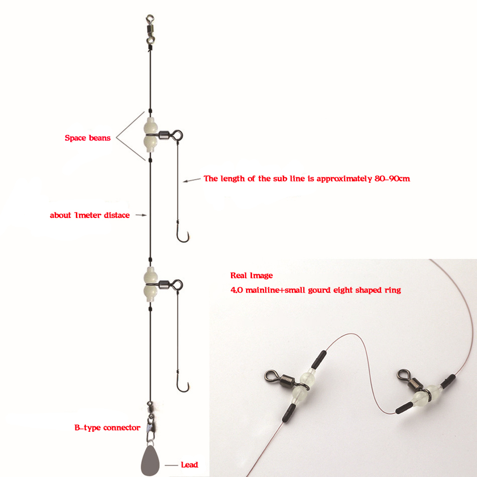 MNFT 100 Uds. Giratorios de pe - Fishing Hook Size reseña y precio