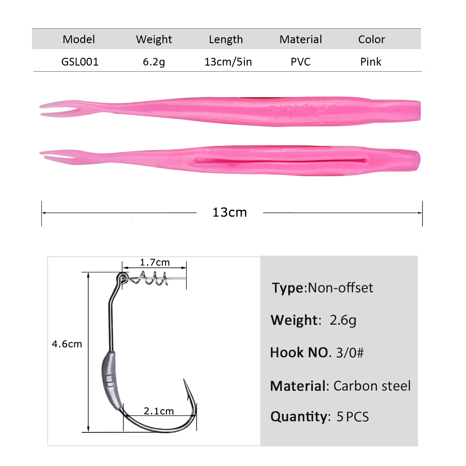 Goture - Señuelo de Pesca Suav - Fishing Hook Weedless reseña y precio