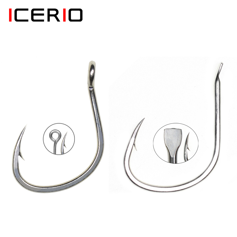 ICERIO, 10 Uds., revestimiento - Fishing Hook Offset reseña y precio