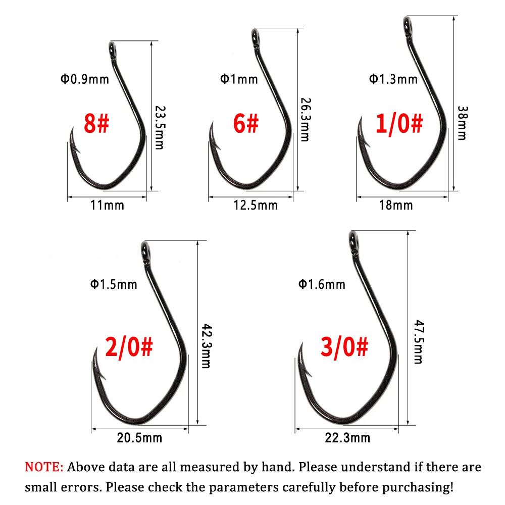 Wifreo 20 piezas anzuelo de ba - Fishing Hook Barbless reseña y precio
