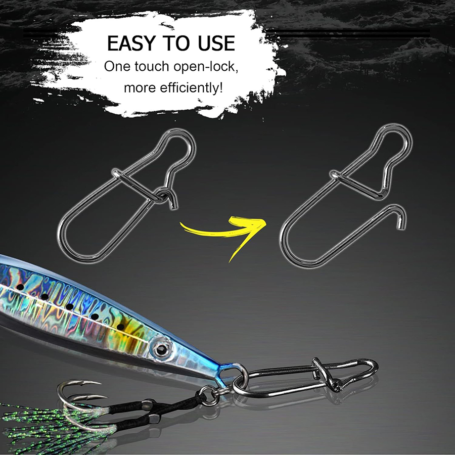 50 Uds. Broches Crankbait de a - Fishing Hook Stainless Steel reseña y precio