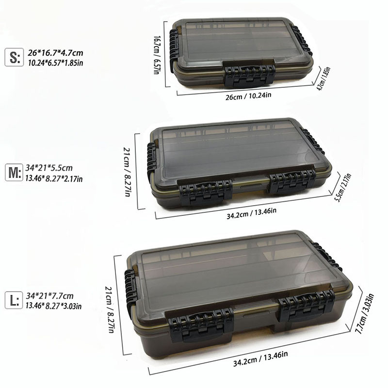 Caja de aparejos de pesca impe - Fishing Hook Size reseña y precio