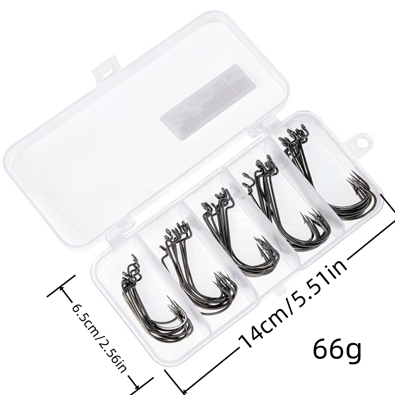 50 Piezas/Caja de Anzuelos de  - Fishing Hook Offset reseña y precio