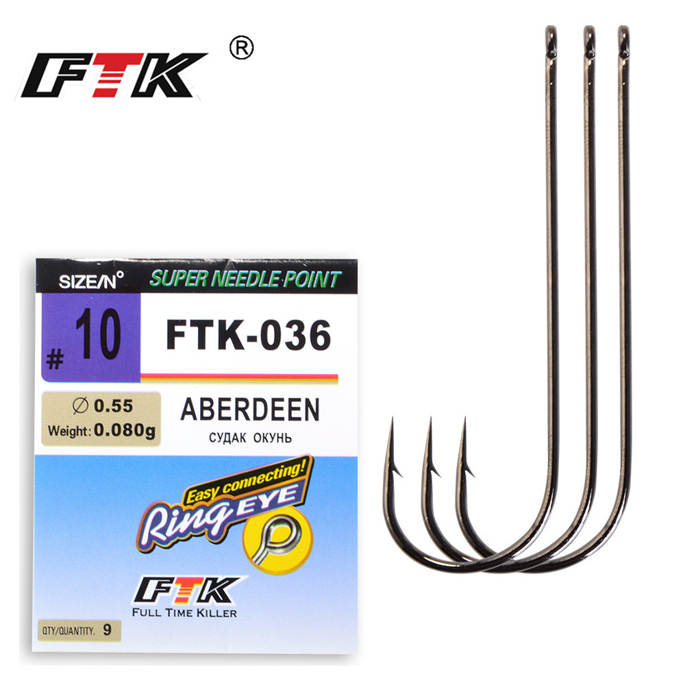 FTK-anzuelos de pesca de mar A - Fishing Hook Barbless reseña y precio