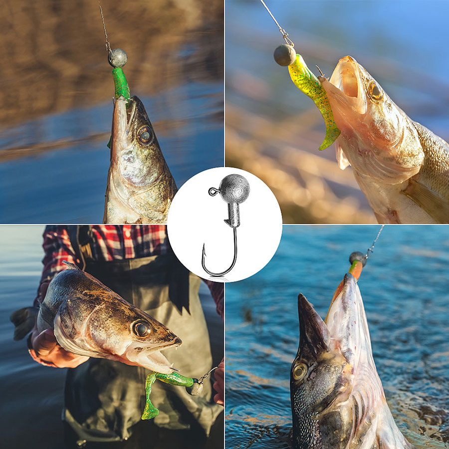 WODJYJ 1g 2g 3g 4g 5g 7g 8g 10 - Fishing Hook Offset reseña y precio